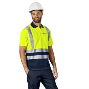 Altitude Surveyor Two-Tone Hi-Viz Reflective Golf Shirt