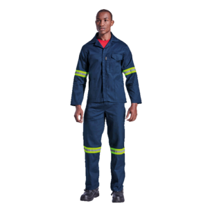 Barron Supreme Poly Cotton Conti Suit with Reflective