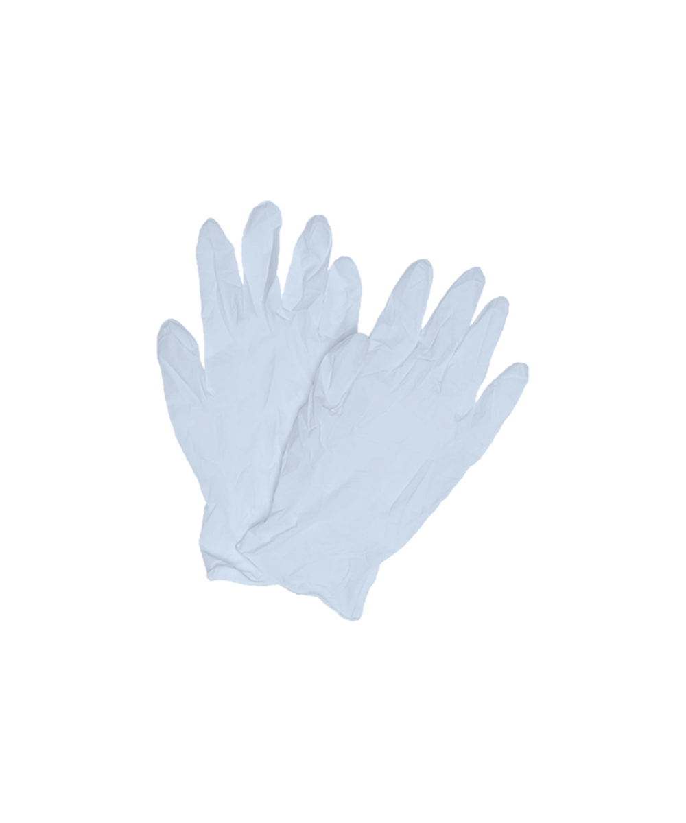 Blue Nitrile Examination Gloves Unpowdered